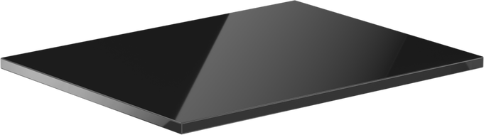 Mexen Uni Waschtischplatte 70 cm, schwarzer Glanz - 91AXX-0704-464-18-70