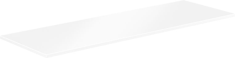 Mexen Uni wastafelblad 160 cm, wit mat - 91AXX-1604-464-18-01
