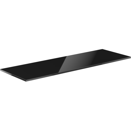 Mexen Uni blat naszafkowy 160 cm, czarny połysk - 91AXX-1604-464-18-70