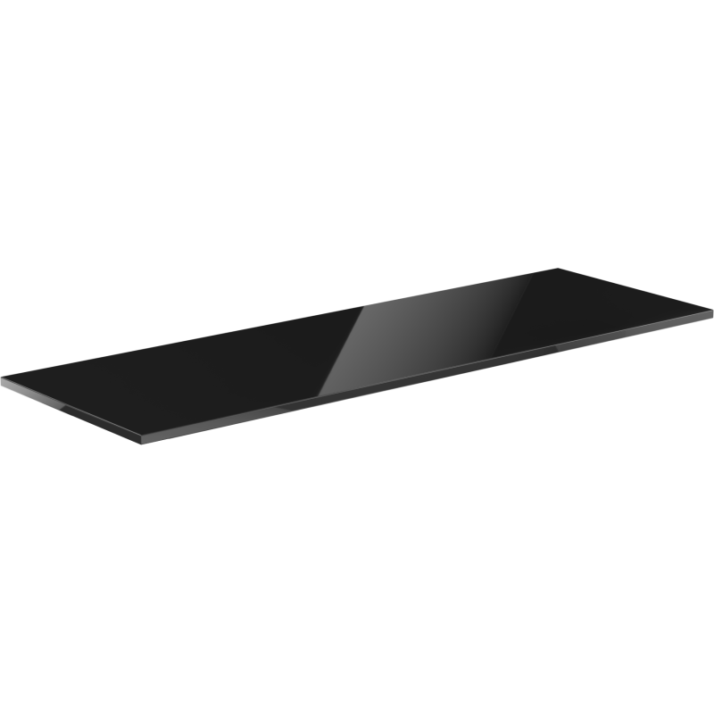 Mexen Uni blad kast 130 cm, zwart glans - 91AXX-1304-464-18-70