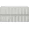 Mexen Rivel vannitoa kapp valamualune 90 cm, 2 sahtlit, sooneline, hall matt - 91A20-09047-2-BFF62