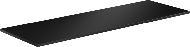 Mexen Uni Arbeitsplatte für Schrank 130 cm, schwarz matt - 91AXX-1304-464-18-71