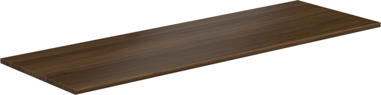 Mexen Uni Waschtischplatte 130 cm, Nussbaum - 91AXX-1304-464-18-86