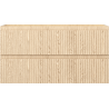 Mexen Rivel badkamerkast onder wastafel 90 cm, 2 lades, gefreesd, eiken - 91A20-09047-2-BFF81