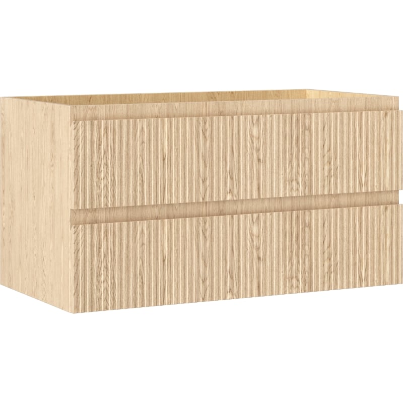 Mexen Rivel vannitoakapp 90 cm, 2 sahtlit, soonitud, tamm - 91A20-09047-2-BFF81