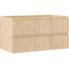 Mexen Rivel vannitoakapp 90 cm, 2 sahtlit, soonitud, tamm - 91A20-09047-2-BFF81
