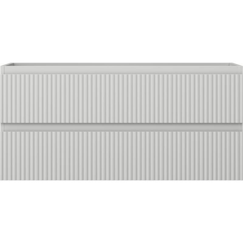 Mexen Rivel mobile da bagno sottolavabo 100 cm, 2 cassetti, scanalato, grigio opaco - 91A20-10047-2-BFF62