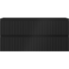 Mexen Rivel Badezimmerschrank für Waschtisch 100 cm, 2 Schubladen, geriffelt, schwarz matt - 91A20-10047-2-BFF71