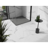 Mexen Stone+ composite square shower tray 100 x 100 cm, gray-concrete - 44611010