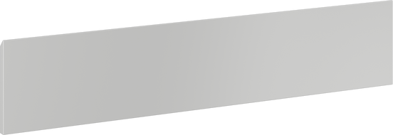 Mexen Orio sprednja stranica za okvir omarice za kopalnico 80 x 20 cm, mat siva - 91A10-0800-235-1-62