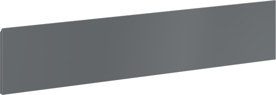 Mexen Orio front voor badkamerkast 100 x 20 cm, mat grafiet - 91A10-1000-235-1-66