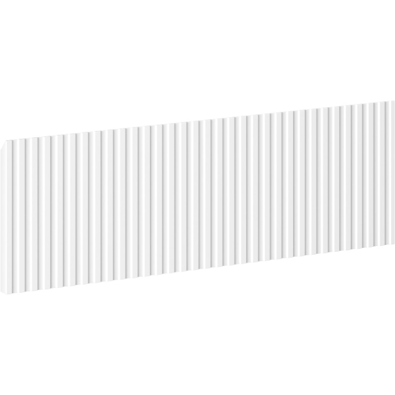 Mexen Rivel esipaneel soonelise disainiga vannitoakapi jaoks 50 x 20 cm, matt valge - 91A20-0500-235-1-01
