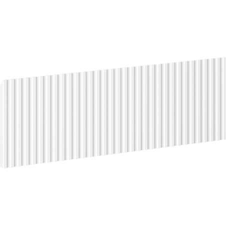 Mexen Rivel front geribbeld voor kastlichaam badkamer 50 x 20 cm, wit mat - 91A20-0500-235-1-01