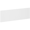 Mexen Rivel gegroefde voorkant voor badkamerkast 50 x 20 cm, wit mat - 91A20-0500-235-1-01