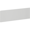 Mexen Rivel geribbelde voorkant voor badkamerkast 70 x 20 cm, grijze mat - 91A20-0700-235-1-62