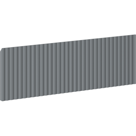 Mexen Rivel Front geriffelt für das Gehäuse eines Badezimmerschranks 70 x 20 cm, Graphit matt - 91A20-0700-235-1-66