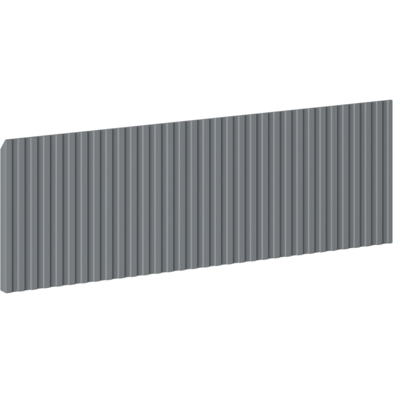 Mexen Rivel prednja strana utorena za tijelo kupaonskog ormarića 50 x 20 cm, grafit mat - 91A20-0500-235-1-66