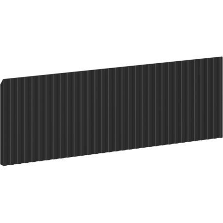 Mexen Rivel grooved front for bathroom cabinet carcass 60 x 20 cm, black matte - 91A20-0600-235-1-71