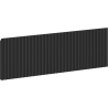 Mexen Rivel fluted front for bathroom cabinet body 60 x 20 cm, matte black - 91A20-0600-235-1-71