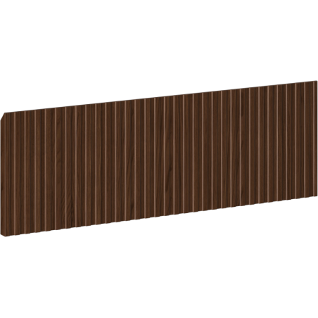 Mexen Rivel fluted front for bathroom cabinet carcass 60 x 20 cm, walnut - 91A20-0600-235-1-86
