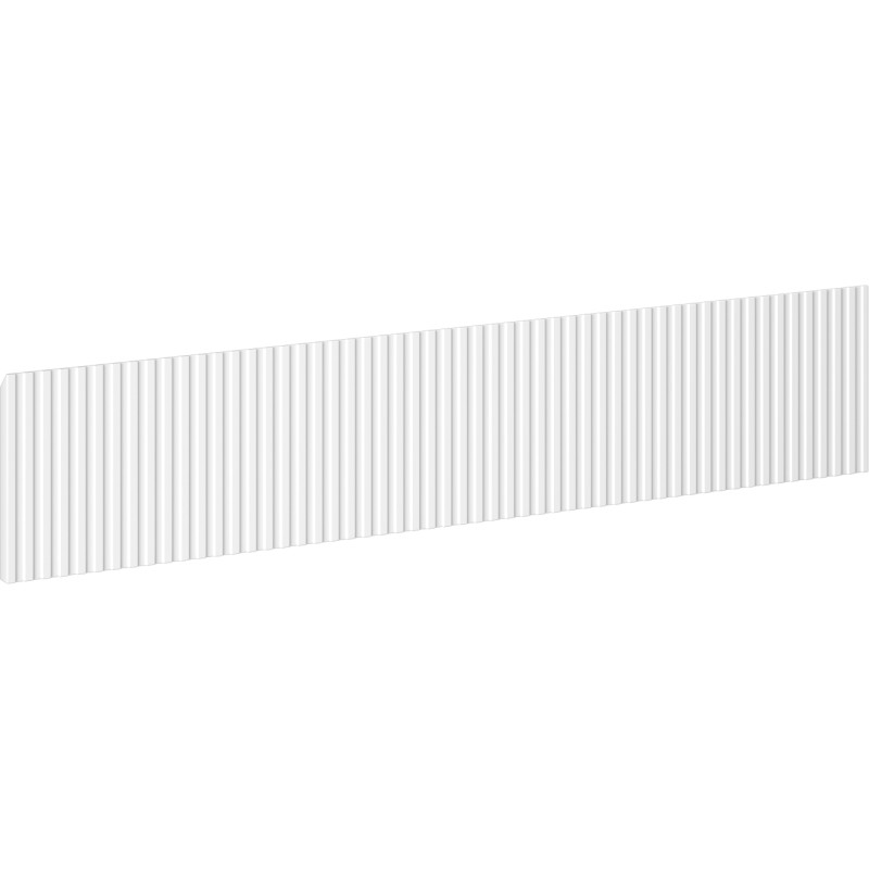 Mexen Rivel prednja strana s utorima za ormarić za kupaonicu 80 x 20 cm, bijeli mat - 91A20-0800-235-1-01