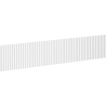 Mexen Rivel Front gerillt für Badschrankkorpus 80 x 20 cm, weiß matt - 91A20-0800-235-1-01