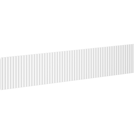 Mexen Rivel front ryflowany do korpusu szafki łazienkowej 90 x 20 cm, biały mat - 91A20-0900-235-1-01