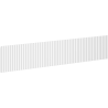 Mexen Rivel geribbelde voorzijde voor badmeubelkast 100 x 20 cm, wit mat - 91A20-1000-235-1-01