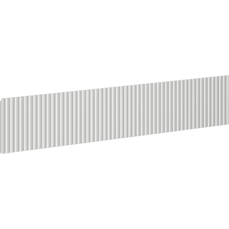 Mexen Rivel Front geriffelt für Badschrankkorpus 80 x 20 cm, graues Matt - 91A20-0800-235-1-62