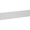 Mexen Rivel Front geriffelt für Badschrankkorpus 80 x 20 cm, graues Matt - 91A20-0800-235-1-62