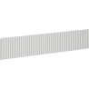 Mexen Rivel voorpaneel geribbeld voor badkamerkast 80 x 20 cm, grijs mat - 91A20-0800-235-1-62