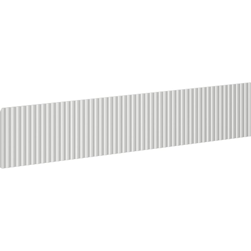 Mexen Rivel prednja strana za okvir kupaonskog ormarića 90 x 20 cm, sivi mat - 91A20-0900-235-1-62