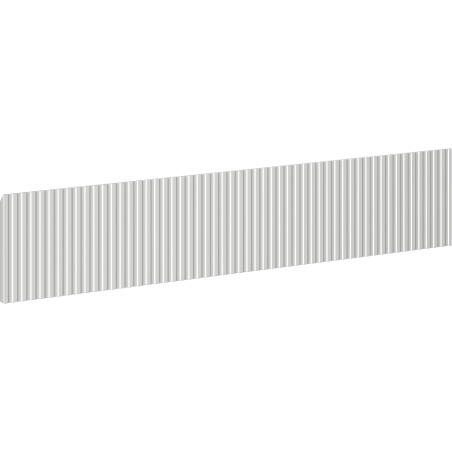 Mexen Rivel esipaneel 100 x 20 cm, hall matt - 91A20-1000-235-1-62