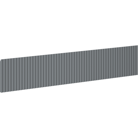 Mexen Rivel Front für den Korpus des Badezimmerschranks geriffelt 90 x 20 cm, Graphit Matt - 91A20-0900-235-1-66