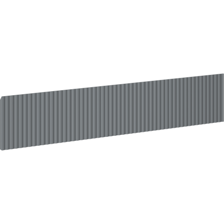 Mexen Rivel gegolfde front voor badkamerkast 90 x 20 cm, mat grafiet - 91A20-0900-235-1-66