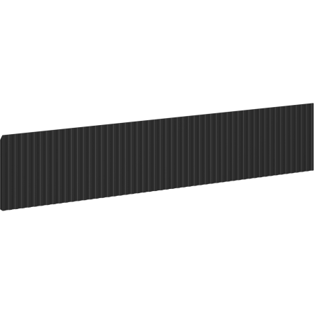 Mexen Rivel grooved front for bathroom cabinet body 80 x 20 cm, black matte - 91A20-0800-235-1-71