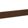 Mexen Rivel geribde front voor badkamerkast 80 x 20 cm, walnoot - 91A20-0800-235-1-86