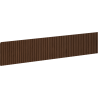 Mexen Rivel gerillt für den Korpus des Badezimmerschranks 80 x 20 cm, Nussbaum - 91A20-0800-235-1-86