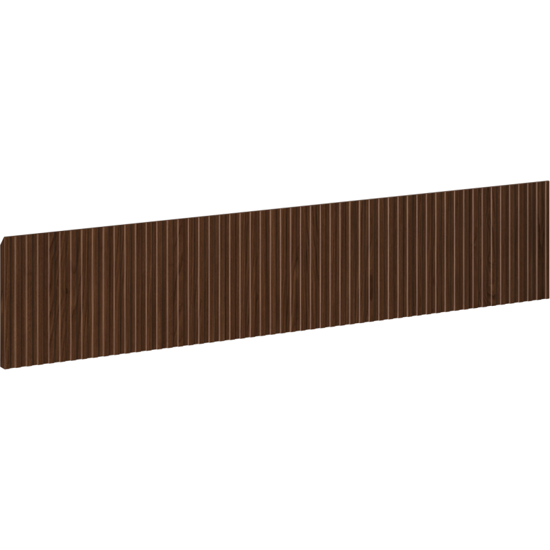 Mexen Rivel frente ranurado para el cuerpo del mueble de baño 90 x 20 cm, nogal - 91A20-0900-235-1-86