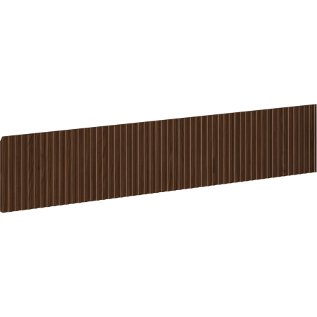 Mexen Rivel frente com ranhuras para o corpo do armário de casa de banho 90 x 20 cm, nogueira - 91A20-0900-235-1-86