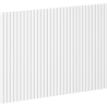 Mexen Rivel front ryflowany do korpusu szafki łazienkowej 45 x 43,5 cm, biały mat - 91A20-0450-470-1-01