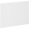 Mexen Rivel gegroefde front voor badkamerkast 60 x 43,5 cm, wit mat - 91A20-0600-470-1-01