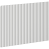 Mexen Rivel Front für den Badezimmerschrank, geriffelt, 45 x 43,5 cm, grau matt - 91A20-0450-470-1-62