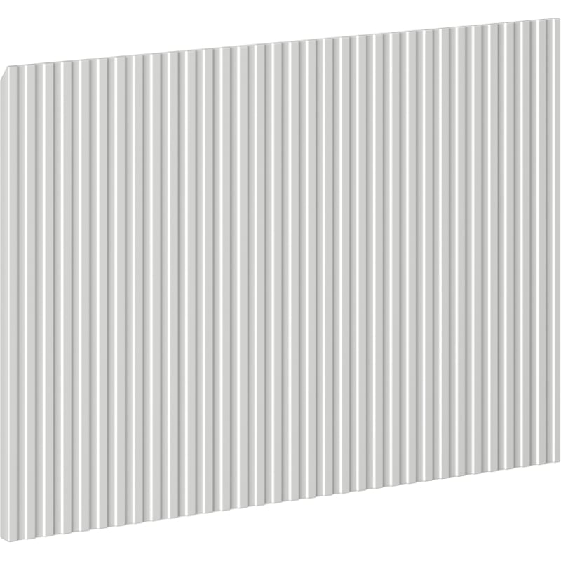 Mexen Rivel kapi esipaneel vannitoakapi korpusele 50 x 43,5 cm, hall matt - 91A20-0500-470-1-62