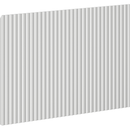 Mexen Rivel front ryflowany do korpusu szafki łazienkowej 50 x 43,5 cm, szary mat - 91A20-0500-470-1-62