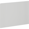 Mexen Rivel front ryflowany do korpusu szafki łazienkowej 70 x 43,5 cm, szary mat - 91A20-0700-470-1-62
