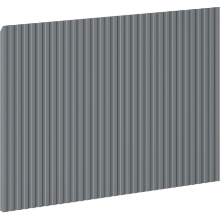 Mexen Rivel gefräst Front für Waschtischunterschrank 45 x 43,5 cm, Graphit Mat - 91A20-0450-470-1-66