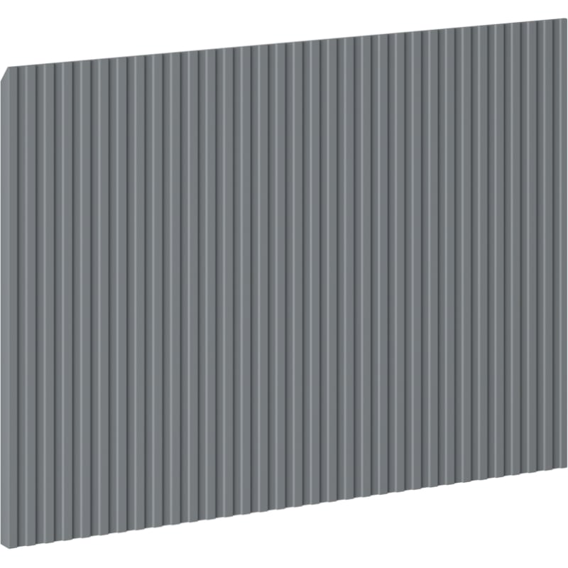 Mexen Rivel prednji udubljeni za kućište kupaonskog ormarića 60 x 43,5 cm, grafit mat - 91A20-0600-470-1-66
