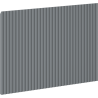 Mexen Rivel grooved front for bathroom cabinet body 70 x 43.5 cm, matte graphite - 91A20-0700-470-1-66