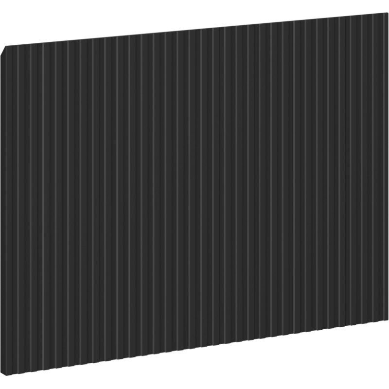 Mexen Rivel, soonitud esipaneel vannitoa kapi korpusele 40 x 43,5 cm, must matt - 91A20-0400-470-1-71
